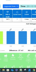 BMS Lithium battery monitoring and controlling software