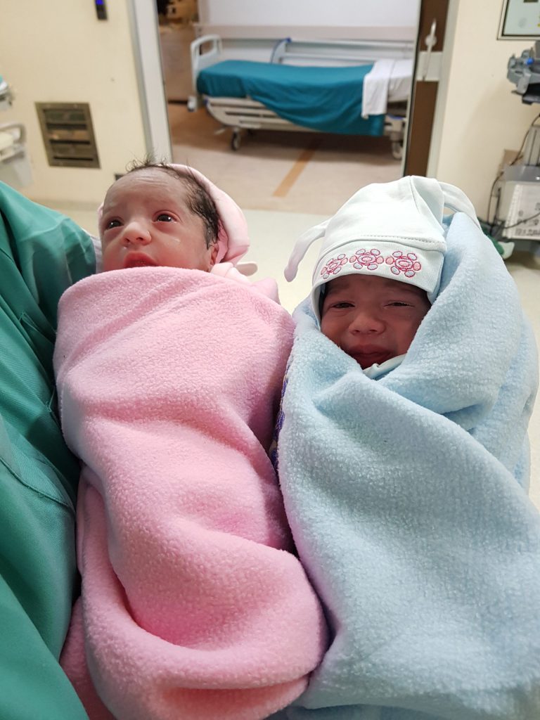Advait Sachdev and Swastika Sachdev newborn babies