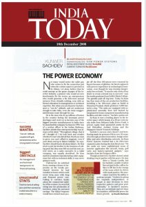 India Today Article Power Economy