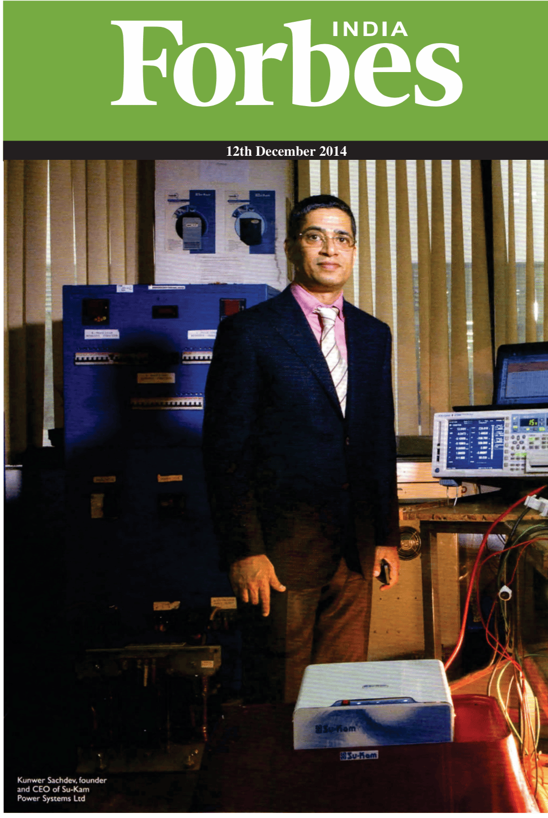 Forbes India cover feature on Kunwer Sachdev