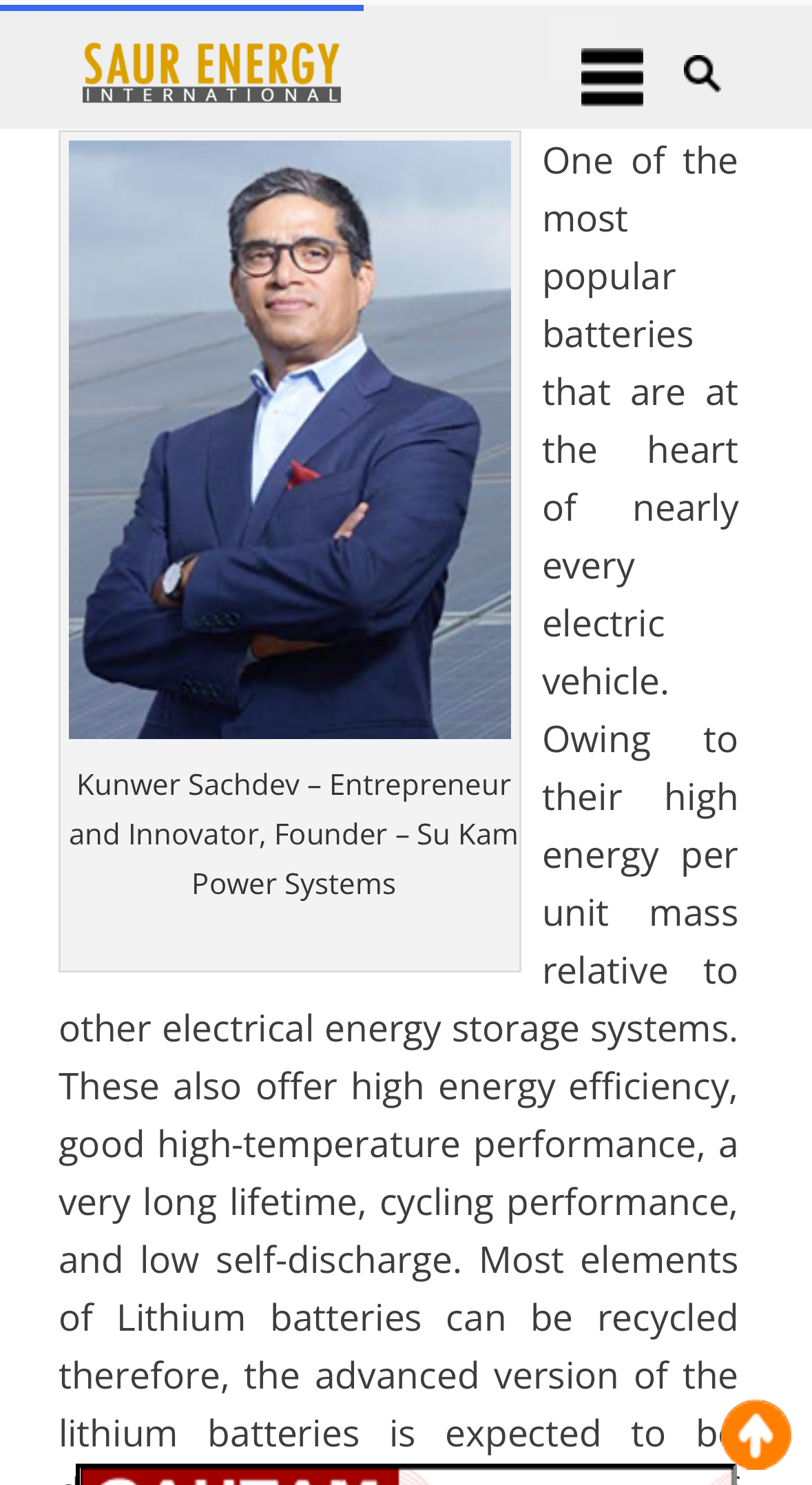 The New Battery Technologies and Opportunities kunwer-sachdev