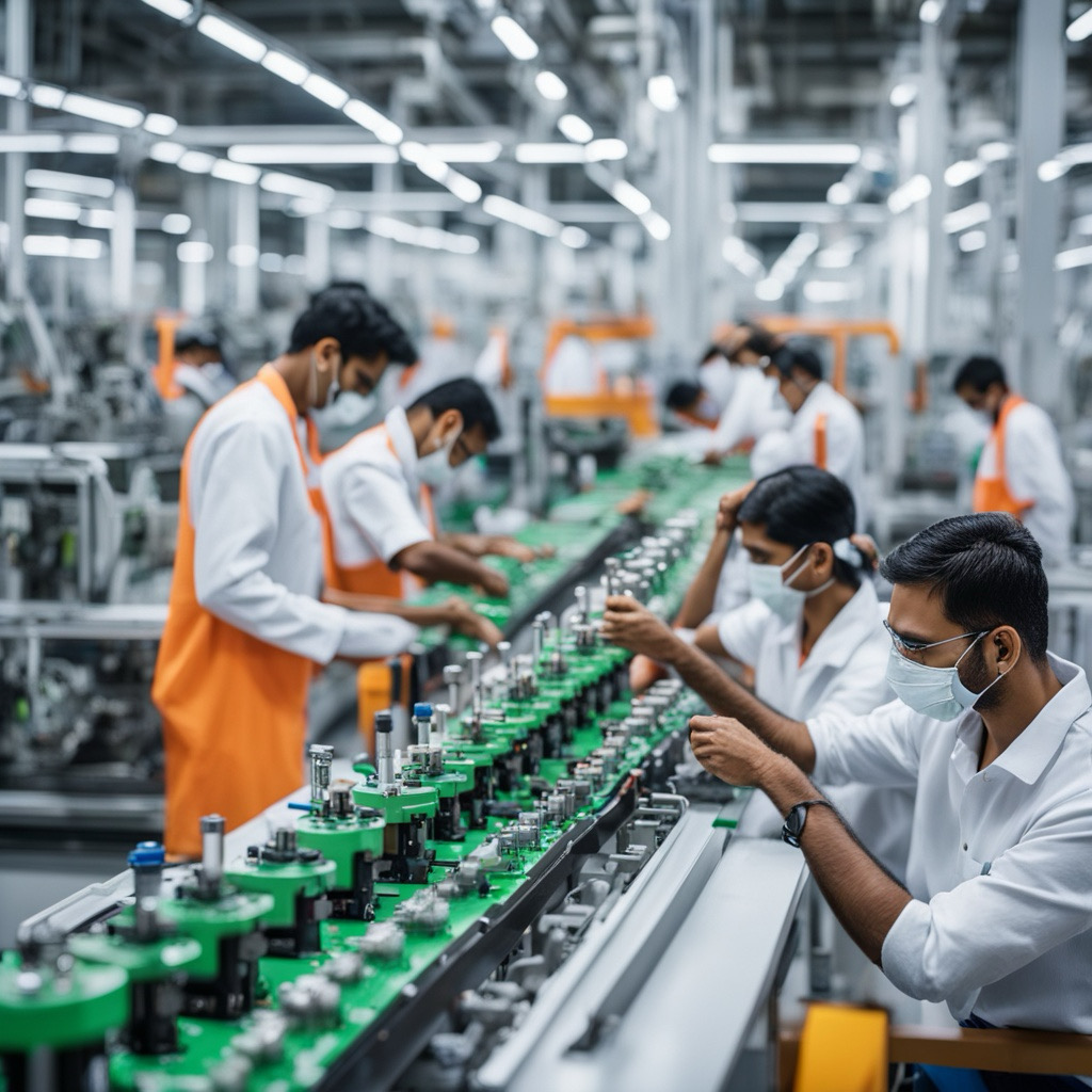 Electronic factory image