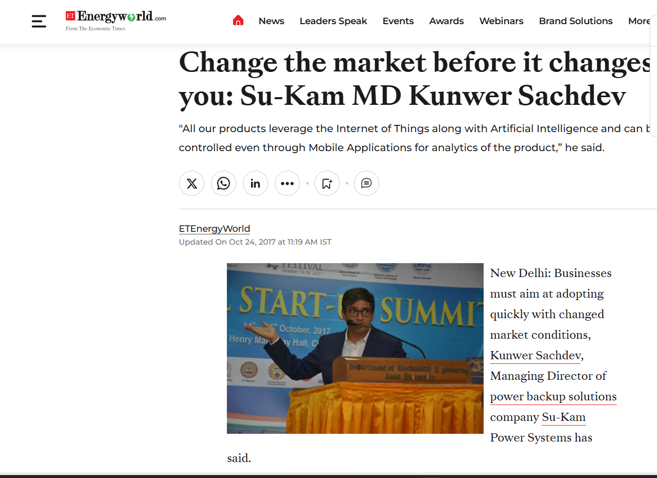 Change the market before it changes you
