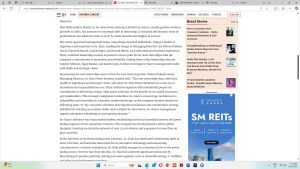 newspaper report of new management of Su-kam