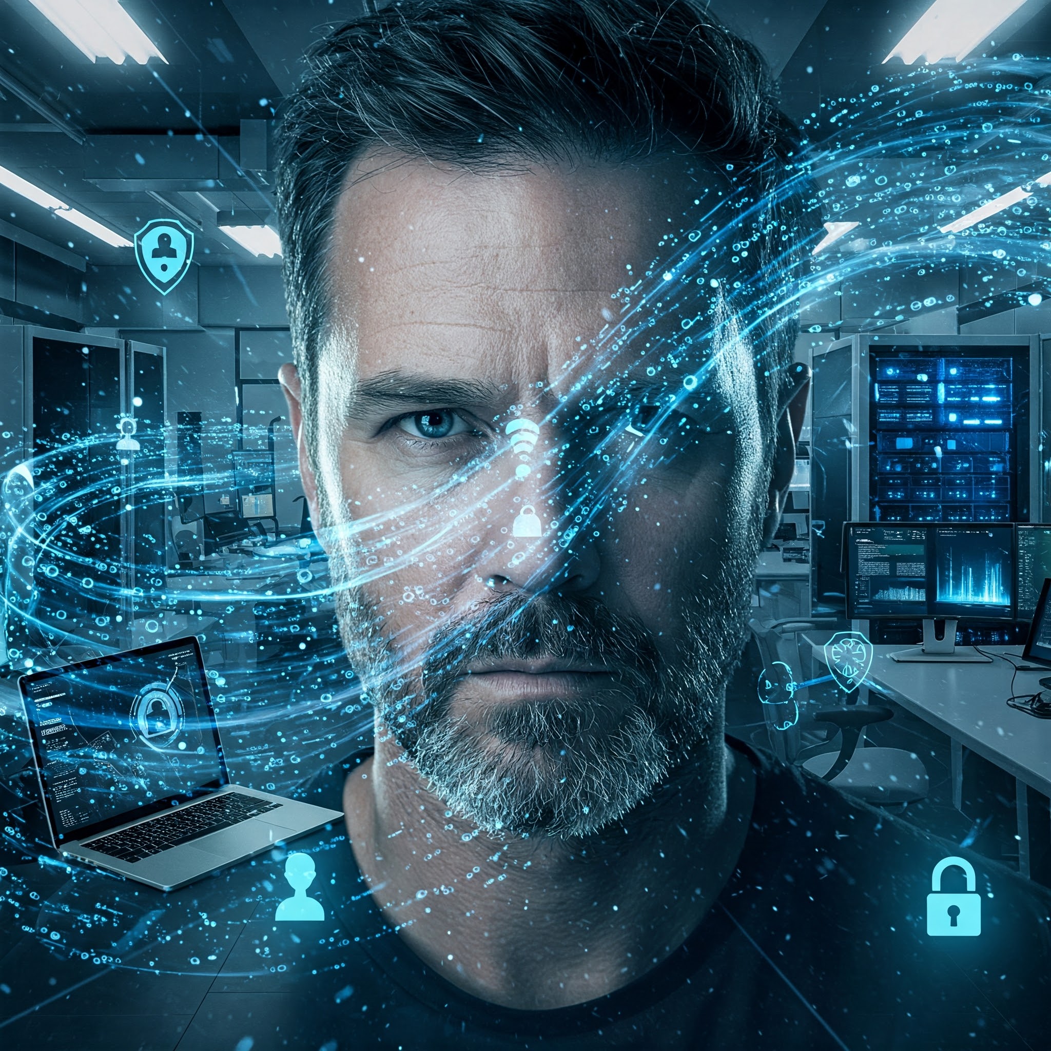 AI image of cyber fraud