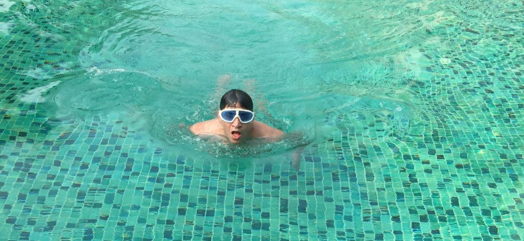 Swimming session