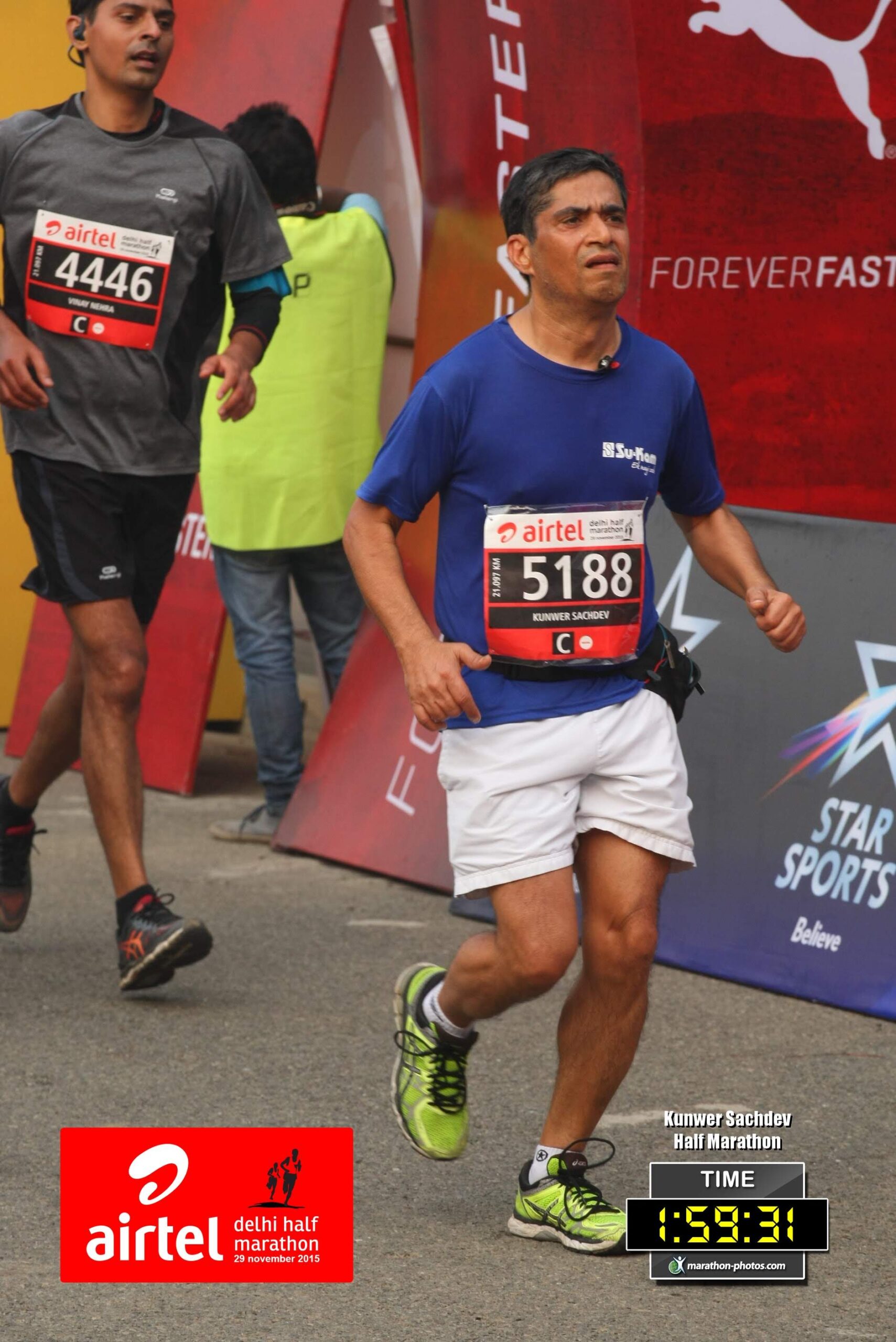 Kunwer Sachdev Airtel Marathon