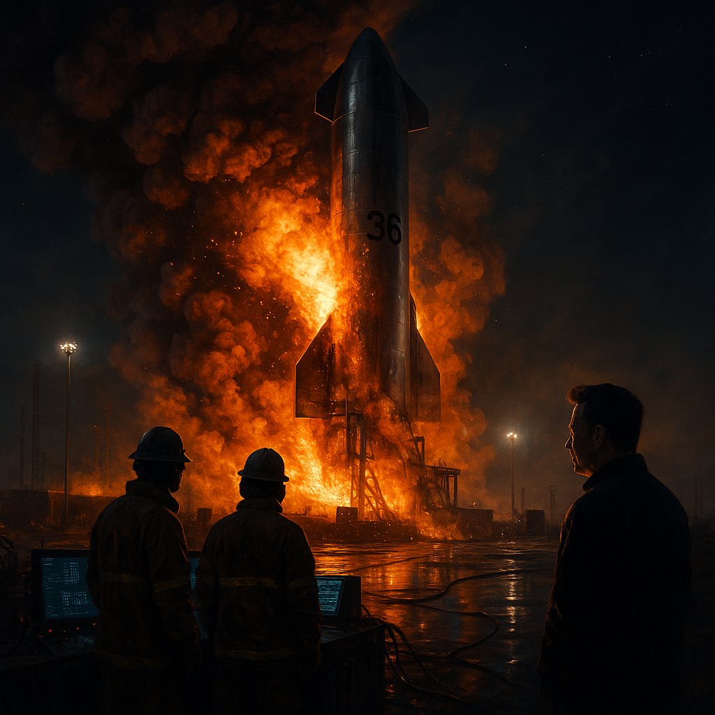 AI image of Space X