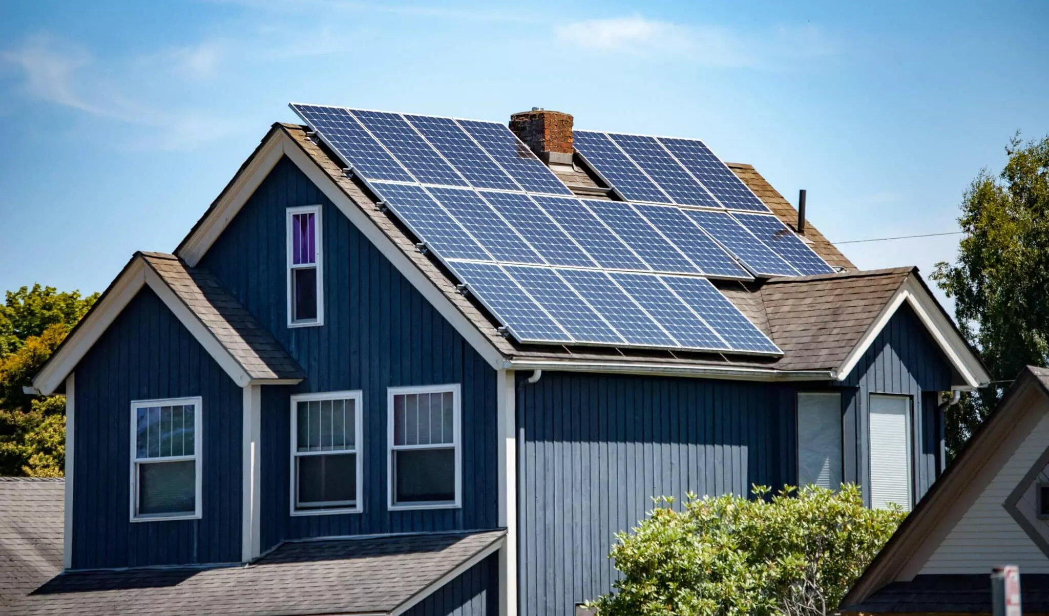 Rooftop solar PV modules of the type used in Su-Kam grid-tie installations