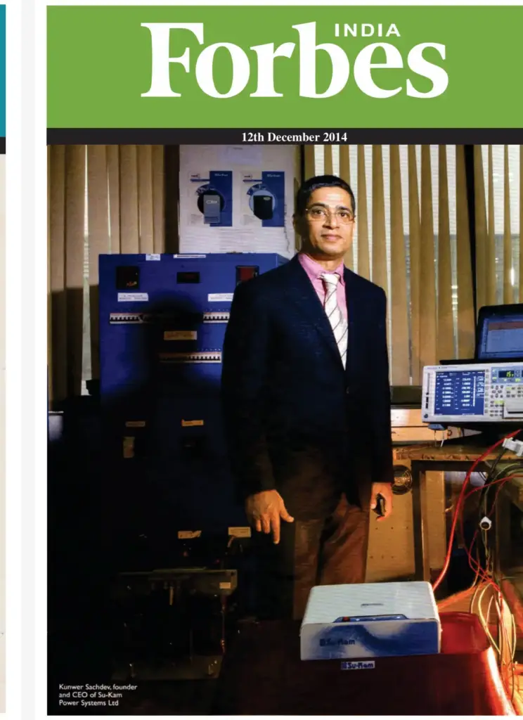 Kunwer Sachdev featured in Forbes India article