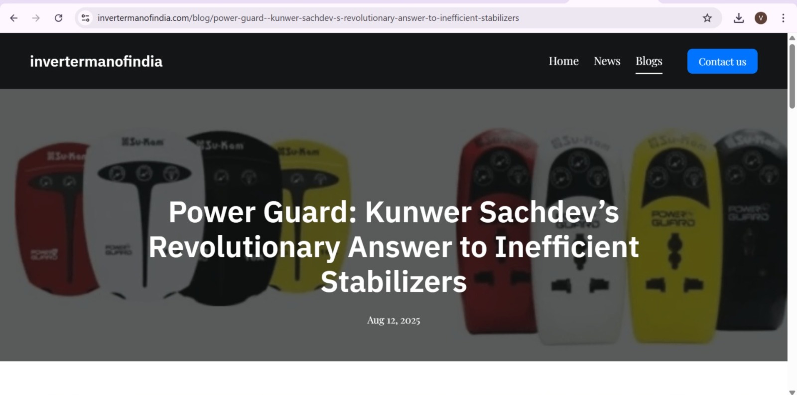 Power Guard: Su-Kam's Answer to the Voltage Stabilizer Problem