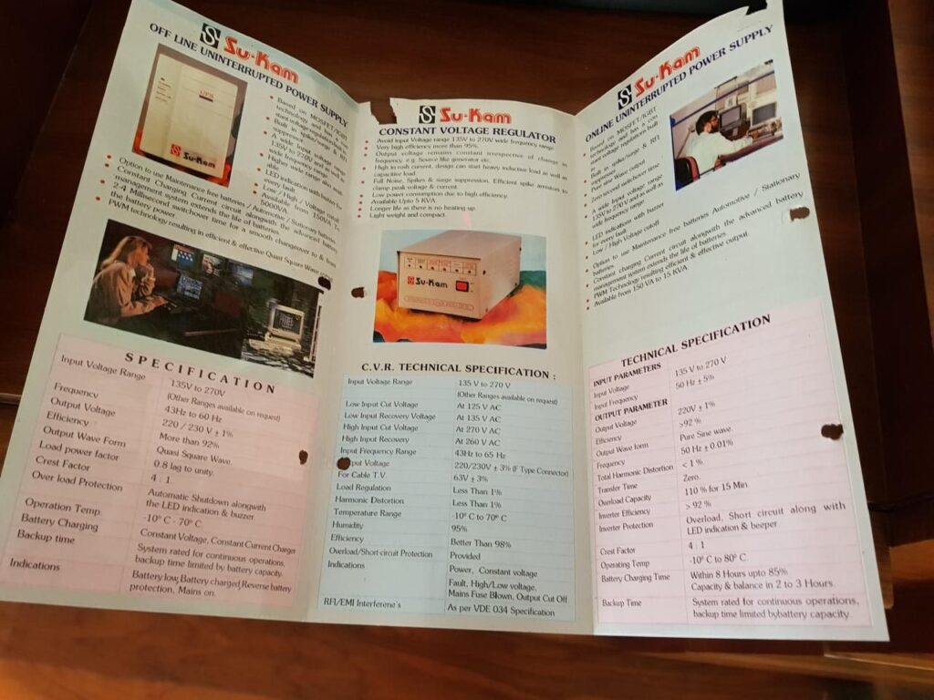 first brochure designed for cable TV
