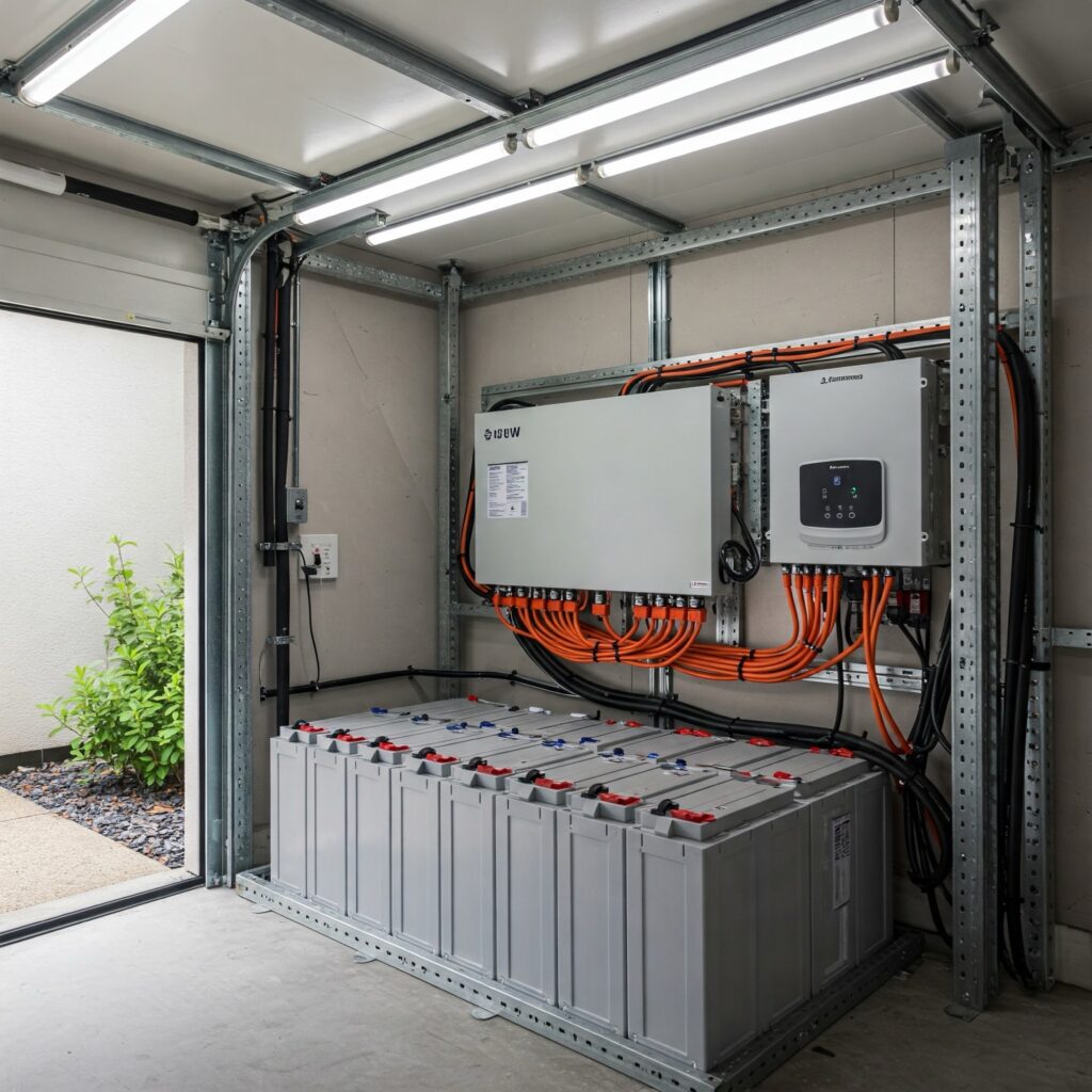 Multiple lead Acid battery inverter System