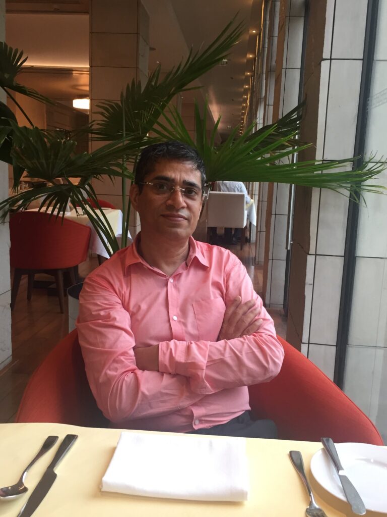 Kunwer Sachdev sitting alone