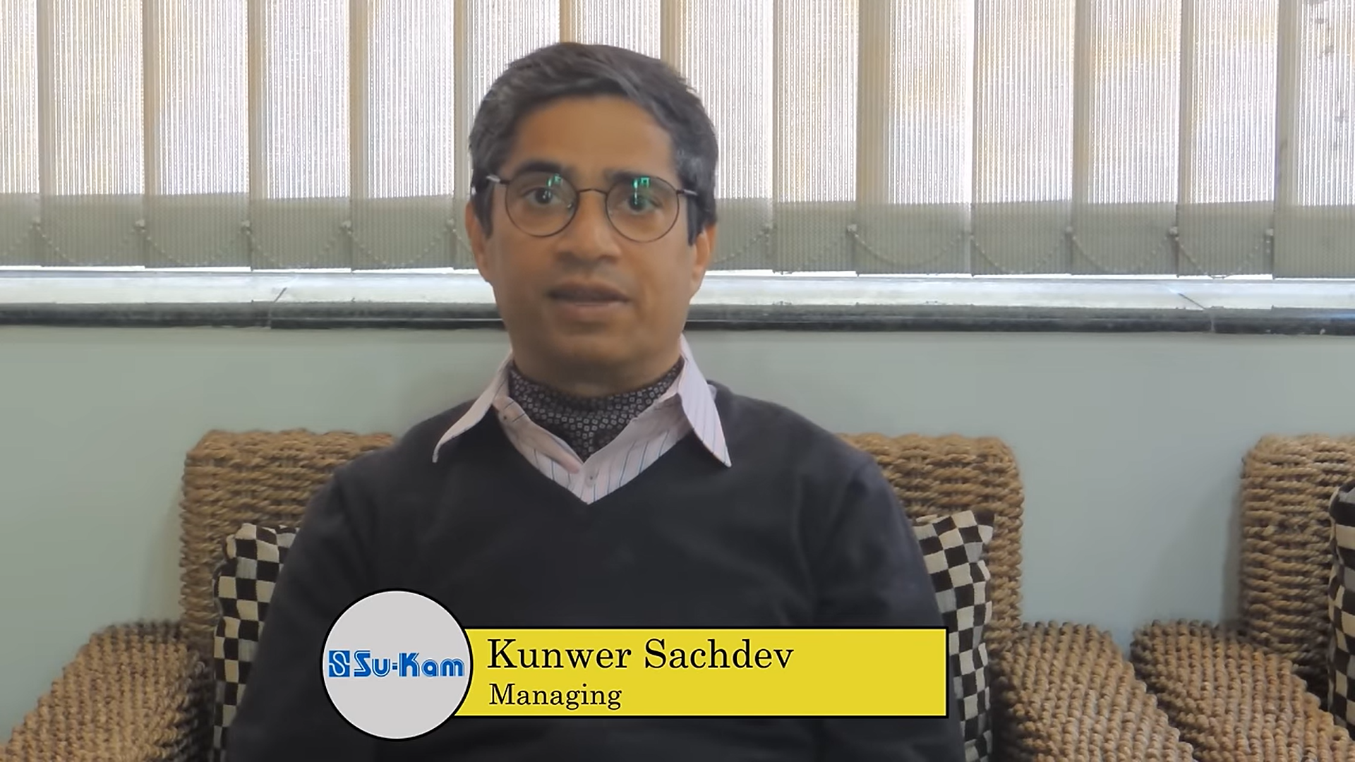 Kunwer Sachdev founder Su-kam inaugrating the Su-kam Solar channel