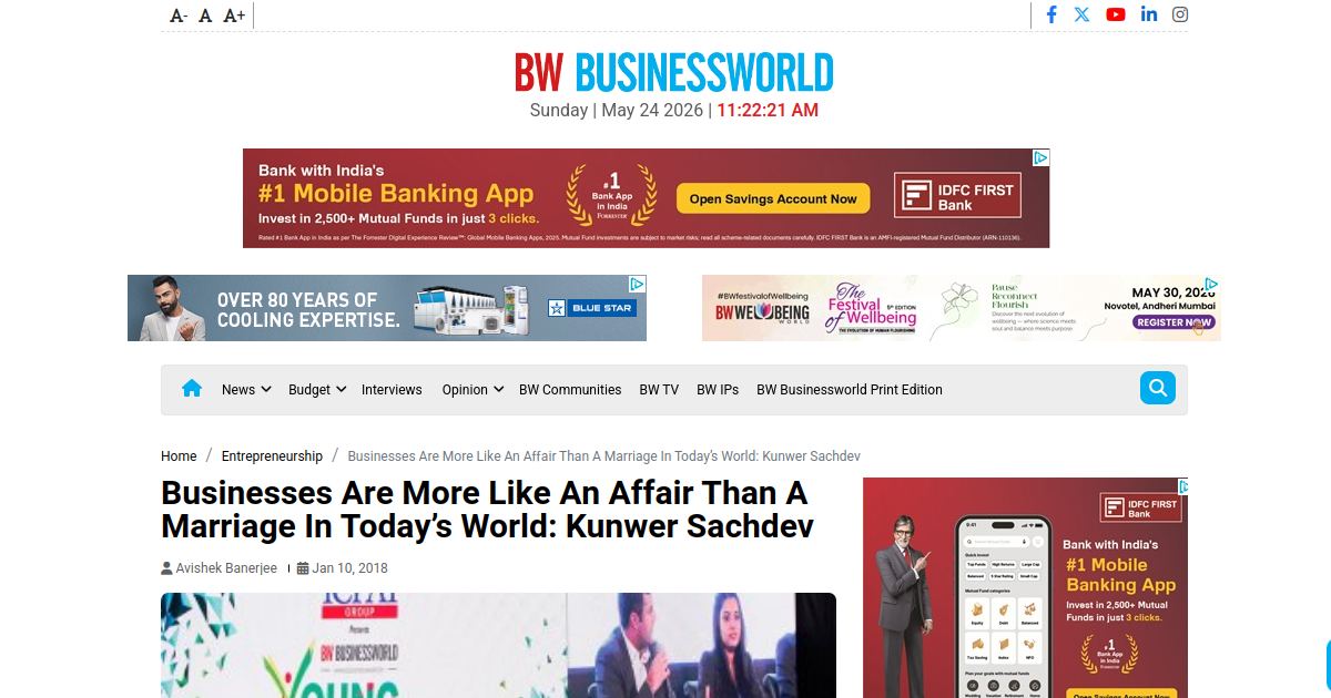 Businesses Are More Like an Affair Than a Marriage — BW Businessworld