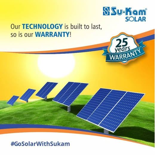 Su-Kam Solar — A 25-Year Warranty