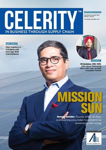 Kunwer Sachdev — CELERITY Magazine Cover Story (#MissionSun)