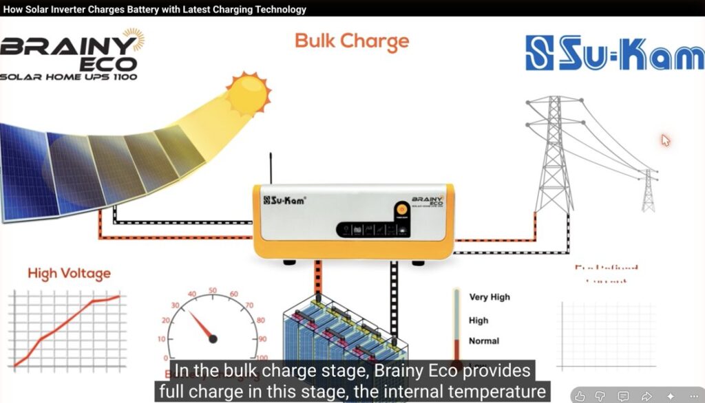 Su-Kam DT-6S Bulk charge stage