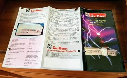 Su-Kam Communication Systems brochure - A befitting reply to power problems