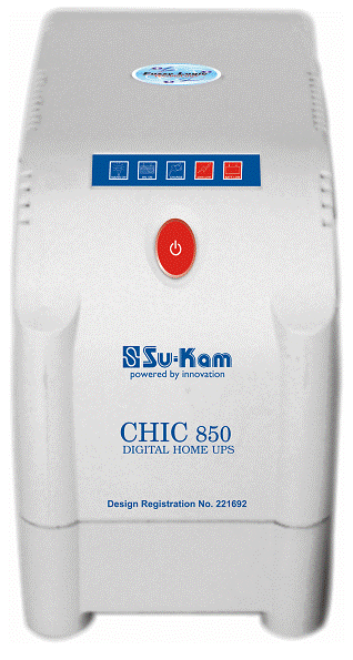 Su-Kam CHIC 850 Digital Home UPS with Design Registration No 221692