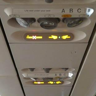 Airplane overhead panel LED indicators that inspired Su-Kam inverter LED design