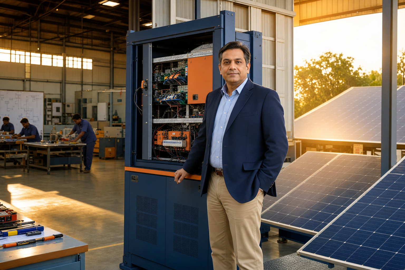 India's first 3-phase solar power conditioning unit — Su-Kam 2006 engineering milestone
