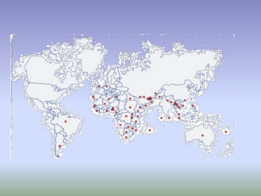 Global Export Map — Su-Kam Presence Across 71 Countries