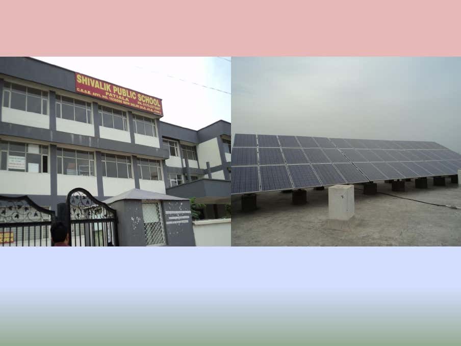Shivalik Public School, Patiala — Institutional Solar