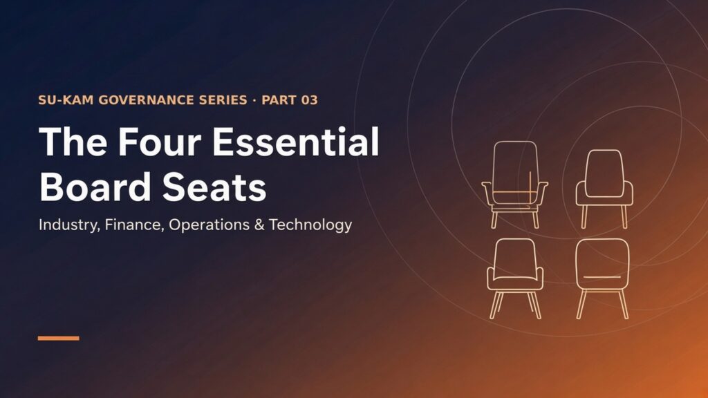 The Four Essential Board Seats — Industry, Finance, Operations & Technology