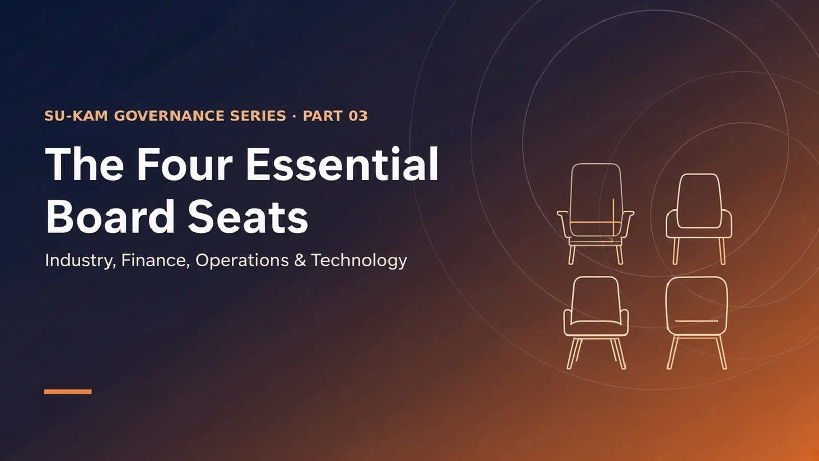 The Four Essential Board Seats — Industry, Finance, Operations & Technology