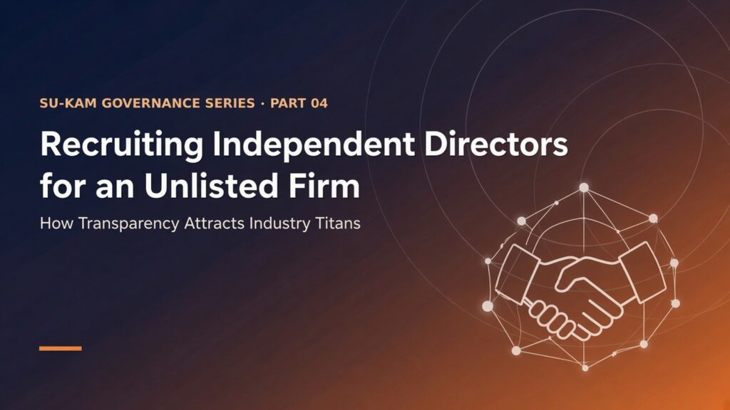 Recruiting Independent Directors for an Unlisted Firm — How Transparency Attracts Industry Titans