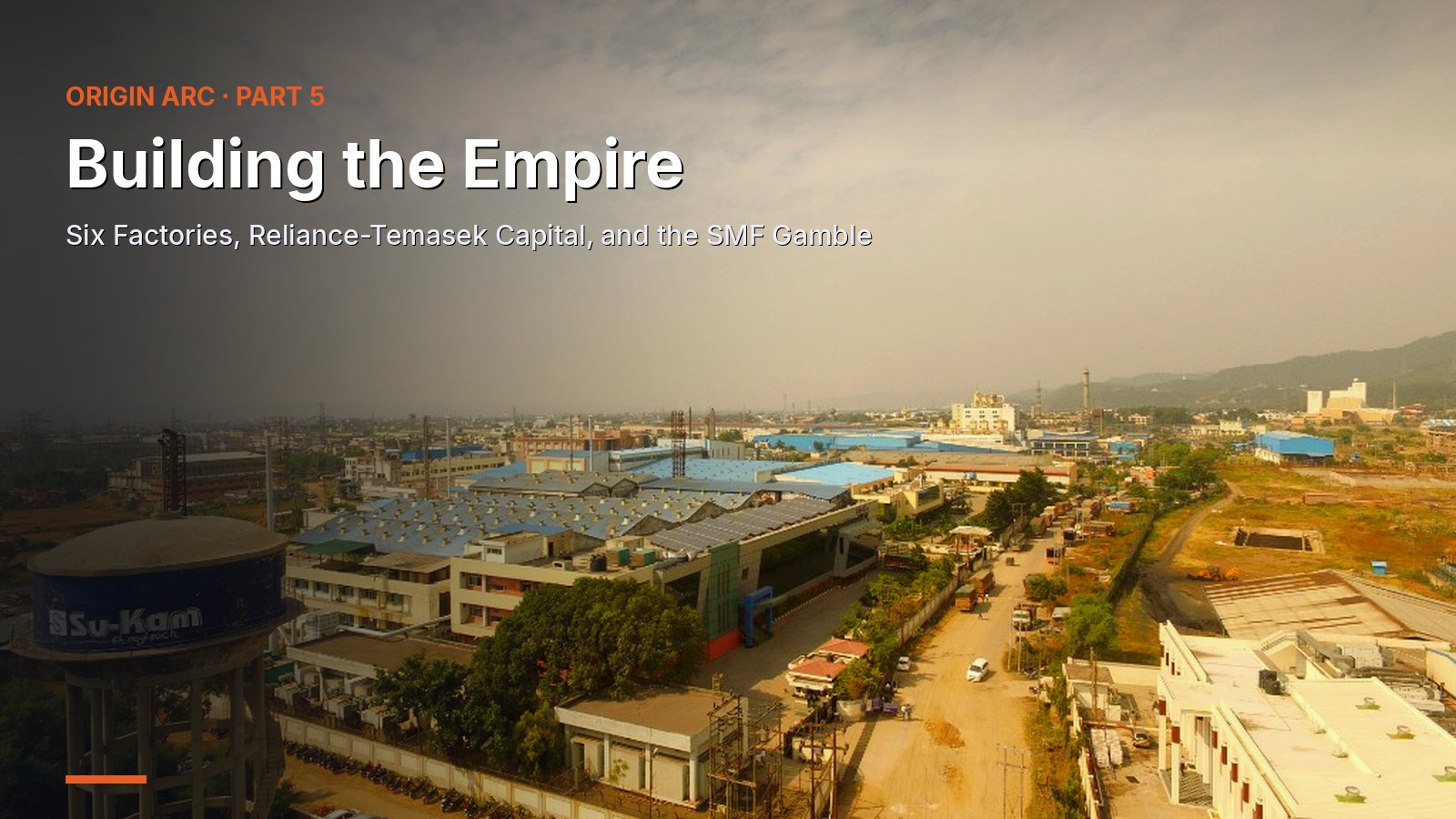 Building the Empire — Six Factories, Reliance-Temasek Capital, and the SMF Battery Gamble