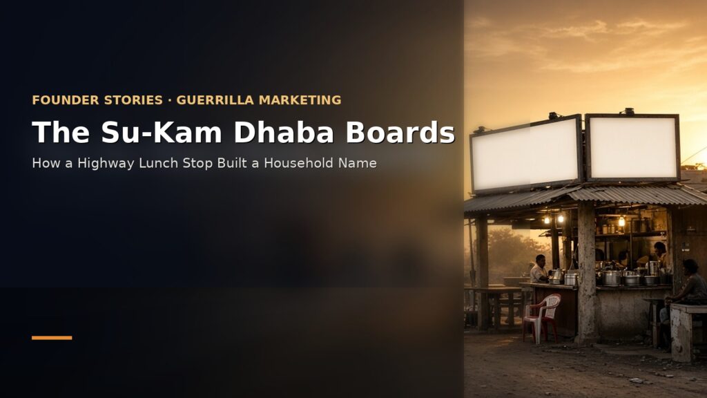 The Su-Kam Dhaba Boards — How a Highway Lunch Stop Built a Household Name