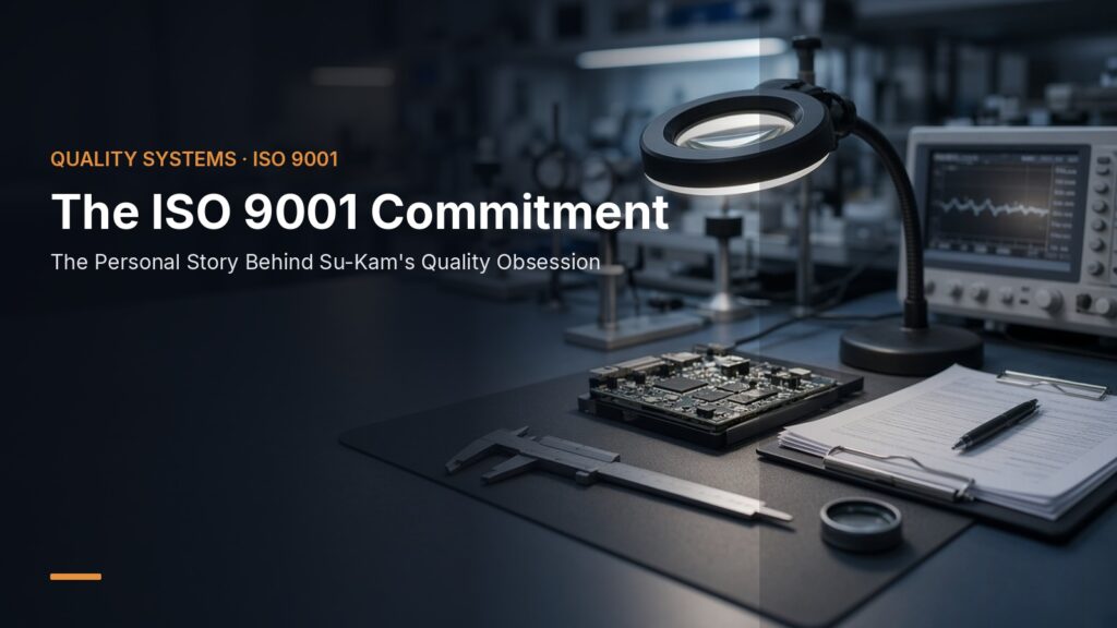 The ISO 9001 Commitment — The Personal Story Behind Su-Kam's Quality Obsession