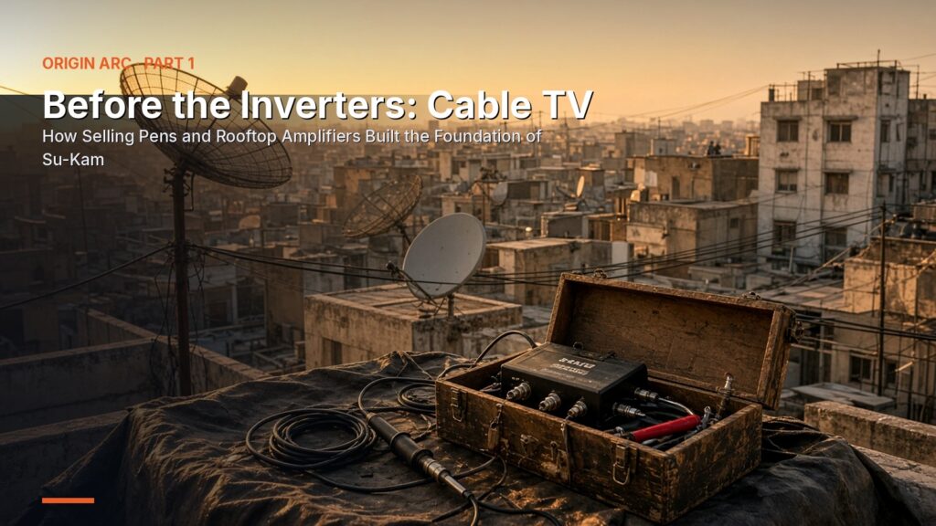 Before the Inverters: Cable TV — How Selling Pens and Rooftop Amplifiers Built the Foundation of Su-Kam