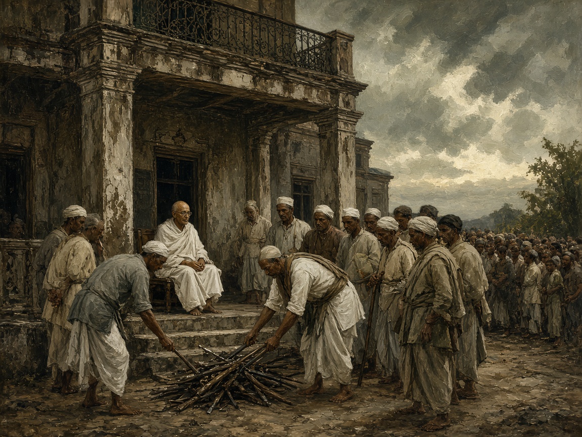 Early September 1947 — weapons laid down under pressure of Gandhi’s fast