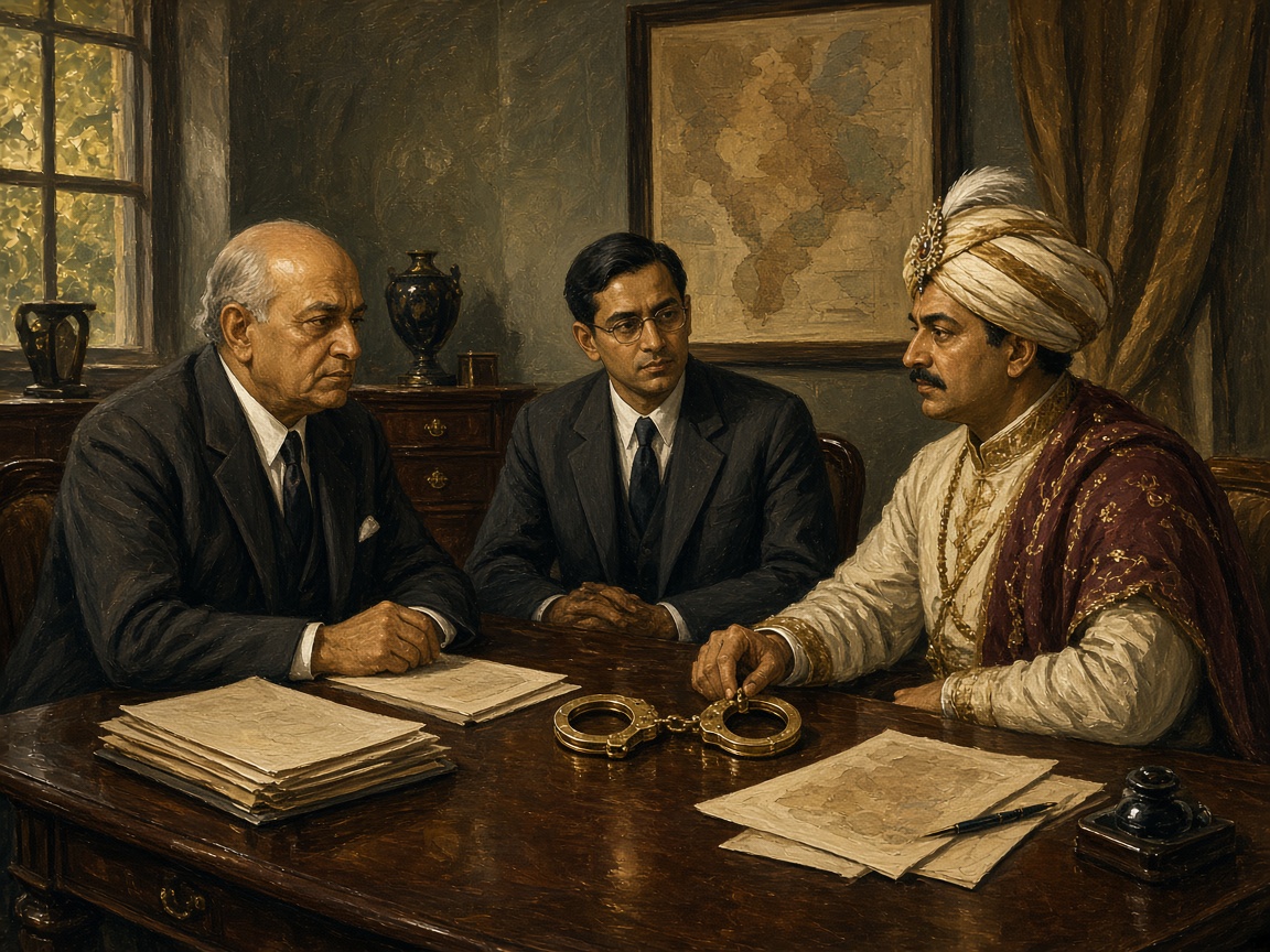 1947 States Department — Patel–Menon bargain with a princely ruler