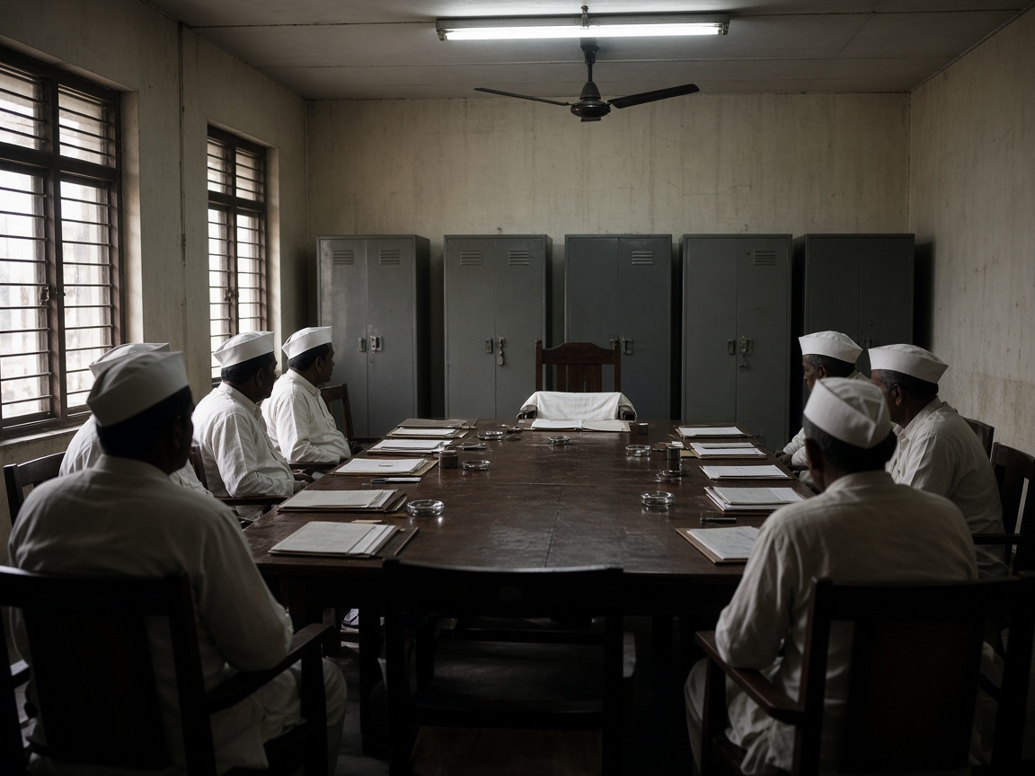 1966 Congress backroom — empty chair chosen by party bosses