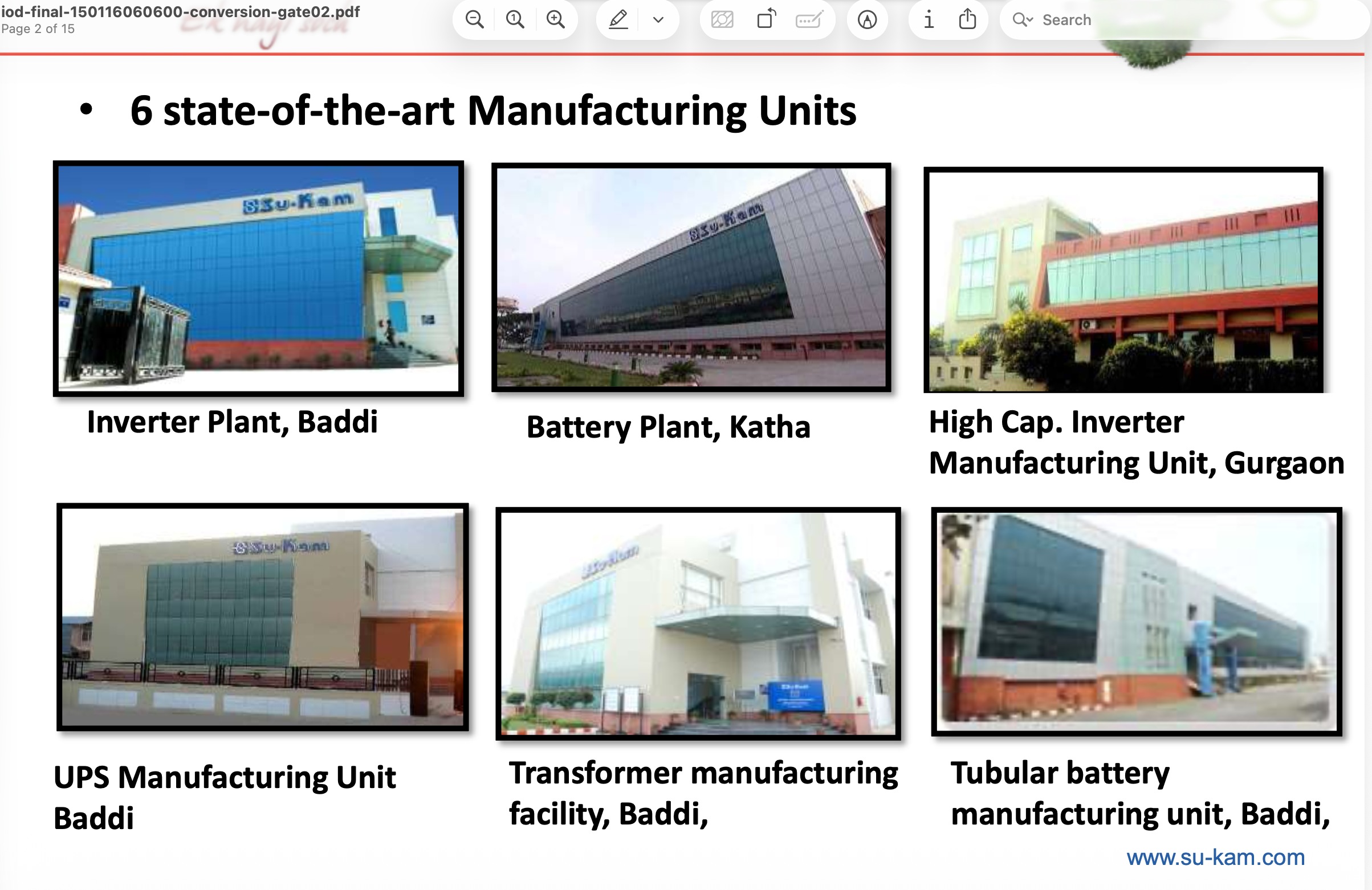 Su-Kam — 6 state-of-the-art manufacturing units across Baddi, Katha and Gurgaon