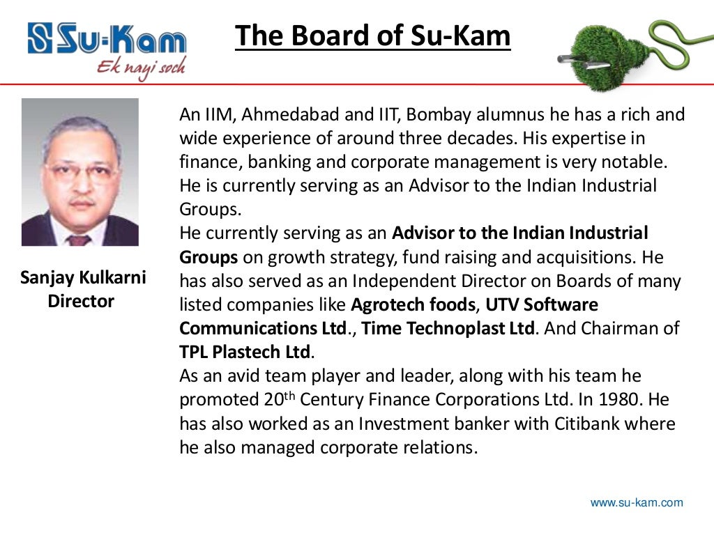 Finance leadership on the board