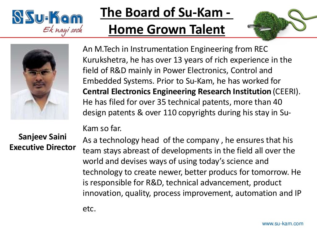 R&D leadership on the board