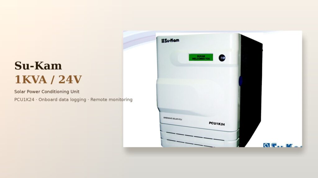 Su-Kam 1KVA/24V Solar PCU PCU1K24 under Kunwer Sachdev