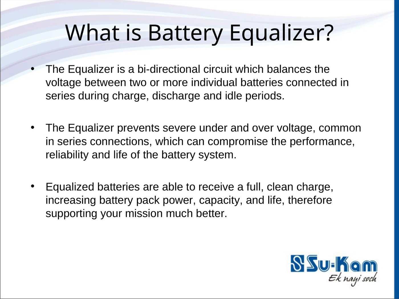 What is a Battery Equalizer — bi-directional voltage balancing for series batteries